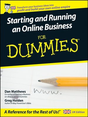 cover image of Starting and Running an Online Business For Dummies